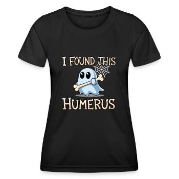 Halloween Geist Krankenschwester Knochen Hospital - Frauen Funktions-T-Shirt - Schwarz - Vorne - AI Model Female 172 light (172cm)