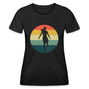 Shuffle Shuffle Boy Melbourne Shuffle Shuffledance - Women's Functional T-Shirt - black - Front - AI Model Female 172 light (172cm)