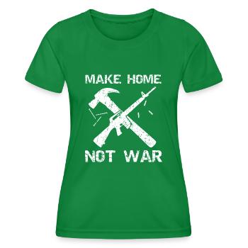 Maison construire marteau ongles déclaration cadeau - T-shirt sport Femme - vert - Devant - AI Model Female 172 dark (172cm)