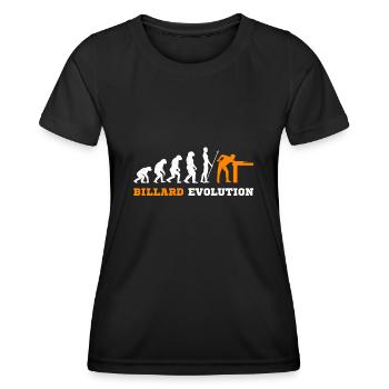 Billard Billard Snooker Pool - T-shirt sport Femme - noir - Devant - AI Model Female 172 light (172cm)