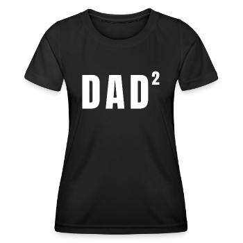 dad dad - Women's Functional T-Shirt - black - Front - AI Model Female 172 light (172cm)