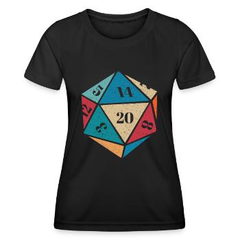 RPG RPG jeux de rôle sur table jeu de rôle de joueur - T-shirt sport Femme - noir - Devant - AI Model Female 172 light (172cm)