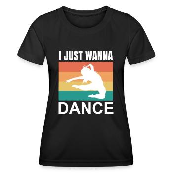 Dancing Dance Music - Frauen Funktions-T-Shirt - Schwarz - Vorne - AI Model Female 172 light (172cm)