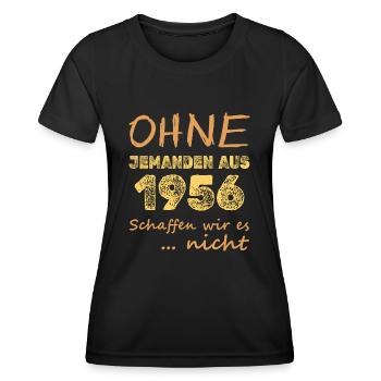 not 1956 - Women's Functional T-Shirt - black - Front - AI Model Female 172 light (172cm)