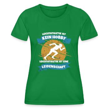 Leichtathletik - Frauen Funktions-T-Shirt - Kelly Green - Vorne - AI Model Female 172 dark (172cm)