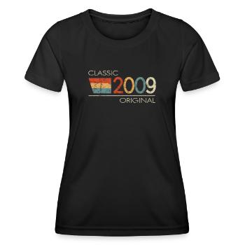 2009 Birthday Classic Original - Women's Functional T-Shirt - black - Front - AI Model Female 172 light (172cm)
