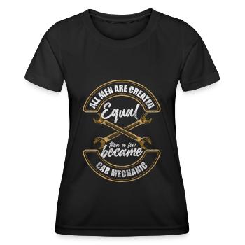 Car Master Tinkerer - Women's Functional T-Shirt - black - Front - AI Model Female 172 light (172cm)