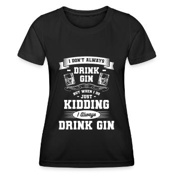 genuss drink wochenende - Frauen Funktions-T-Shirt - Schwarz - Vorne - AI Model Female 172 light (172cm)
