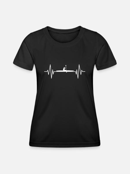 Rowing - Paddling - Kayaking - Canoeing - Water Sports - Women's Functional T-Shirt - black