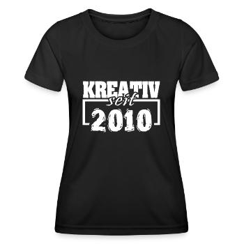 Schauspieler 2010 - Frauen Funktions-T-Shirt - Schwarz - Vorne - AI Model Female 172 light (172cm)