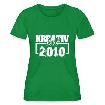 Schauspieler 2010 - Frauen Funktions-T-Shirt - Kelly Green - Vorne - AI Model Female 172 dark (172cm)