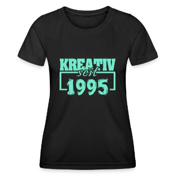 Painter 1995 - Women's Functional T-Shirt - black - Front - AI Model Female 172 light (172cm)