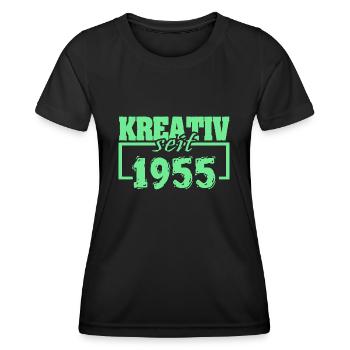 Maler 1955 - Frauen Funktions-T-Shirt - Schwarz - Vorne - AI Model Female 172 light (172cm)