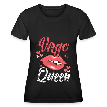 Signe - T-shirt sport Femme - noir - Devant - AI Model Female 172 light (172cm)