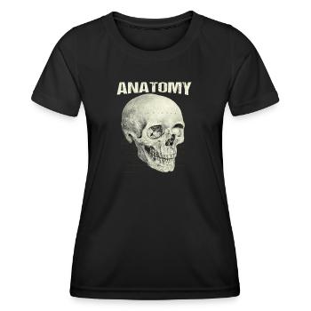 Anatomy - Women's Functional T-Shirt - black - Front - AI Model Female 172 light (172cm)