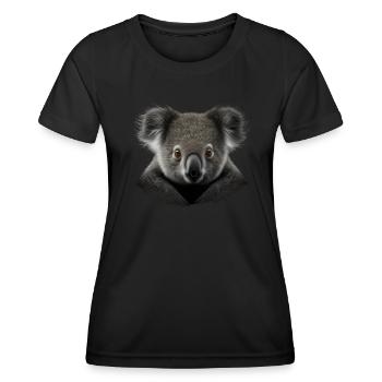 Cute Koala Australia - Frauen Funktions-T-Shirt - Schwarz - Vorne - AI Model Female 172 light (172cm)