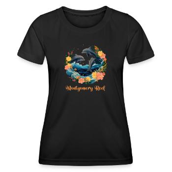Montgomery Reef - Women's Functional T-Shirt - black - Front - AI Model Female 172 light (172cm)