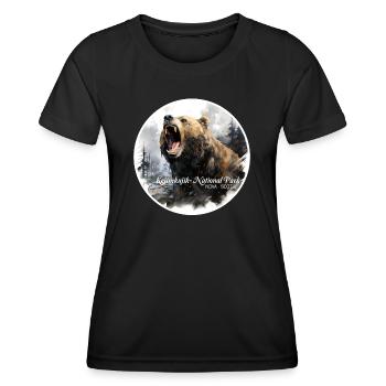 Kejimkujik National Park - Women's Functional T-Shirt - black - Front - AI Model Female 172 light (172cm)
