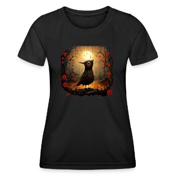 Birdy - Women's Functional T-Shirt - black - Front - AI Model Female 172 light (172cm)