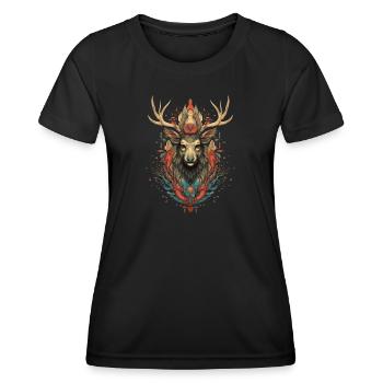 Attrape-rêves - T-shirt sport Femme - noir - Devant - AI Model Female 172 light (172cm)