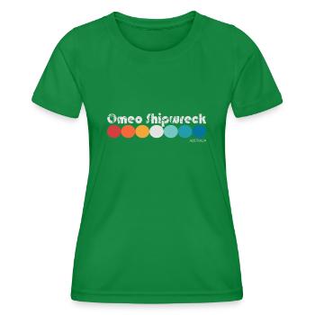 Omeo Shipwreck - Women's Functional T-Shirt - kelly green - Front - AI Model Female 172 dark (172cm)