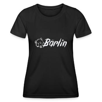 Bärlin ist Berlin - Frauen Funktions-T-Shirt - Schwarz - Vorne - AI Model Female 172 light (172cm)