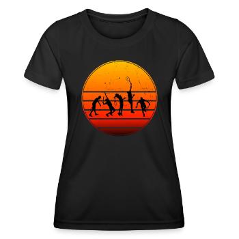 Men's Tennis Playing Tennis Playing Tennis - Women's Functional T-Shirt - black - Front - AI Model Female 172 light (172cm)