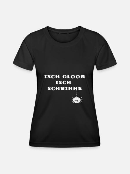 Sachsen Sprüche Sächsisch - Frauen Funktions-T-Shirt - Schwarz