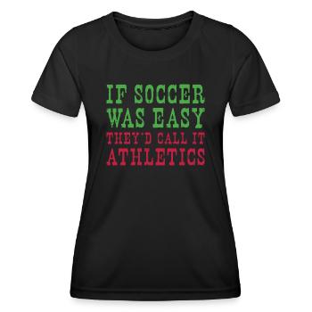 Wales Soccer Welsh Football Cymru Futbol - Frauen Funktions-T-Shirt - Schwarz - Vorne - AI Model Female 172 light (172cm)