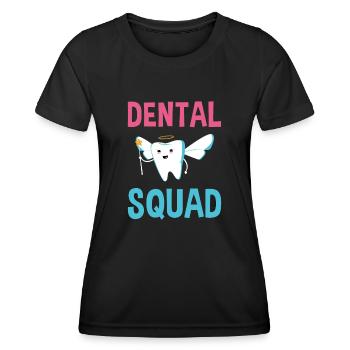 Hygienist Dental Squad Dental Assistant - Frauen Funktions-T-Shirt - Schwarz - Vorne - AI Model Female 172 light (172cm)