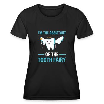 Assistant Of The Tooth Fairy Dental Assistant - Frauen Funktions-T-Shirt - Schwarz - Vorne - AI Model Female 172 light (172cm)