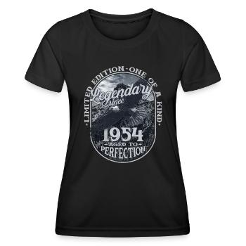 Legendary since 1954 - Women's Functional T-Shirt - black - Front - AI Model Female 172 light (172cm)