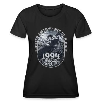 Legendary since 1994 - Women's Functional T-Shirt - black - Front - AI Model Female 172 light (172cm)