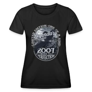 Legendary since 2007 - Women's Functional T-Shirt - black - Front - AI Model Female 172 light (172cm)