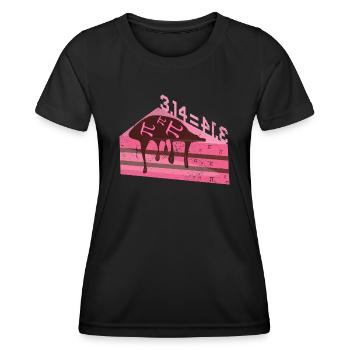 Math 3,14 = Pie Pi - Frauen Funktions-T-Shirt - Schwarz - Vorne - AI Model Female 172 light (172cm)