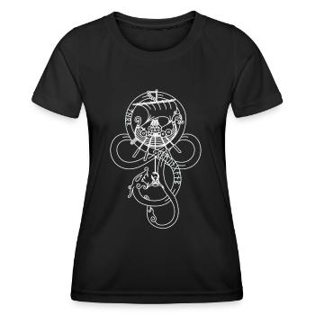 Thor - Frauen Funktions-T-Shirt - Schwarz - Vorne - AI Model Female 172 light (172cm)