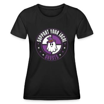 Ghosts - Women's Functional T-Shirt - black - Front - AI Model Female 172 light (172cm)