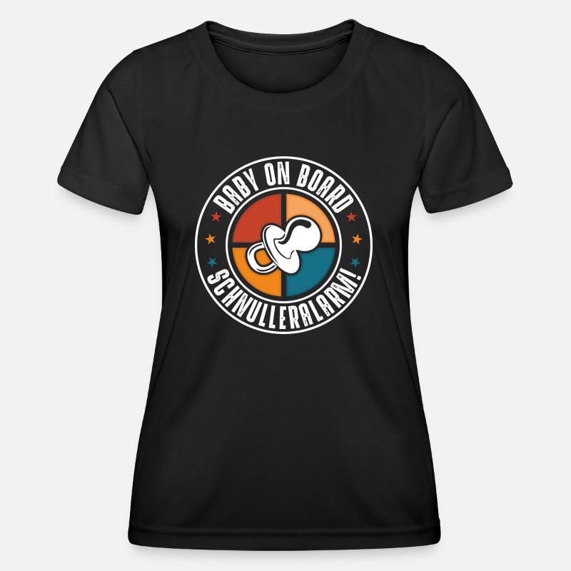 Baby on Board - Women's Functional T-Shirt - black