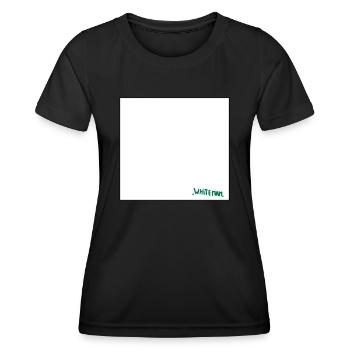 einfarbiger Whiteman - Frauen Funktions-T-Shirt - Schwarz - Vorne - AI Model Female 172 light (172cm)