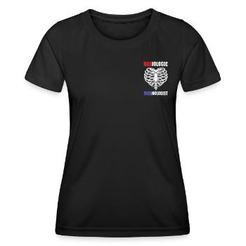 Radiology Department Radiologist Joke Radiography - Women's Functional T-Shirt - black - Front - AI Model Female 172 light (172cm)