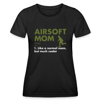 Sport Mom Definition Airsoft - Women's Functional T-Shirt - black - Front - AI Model Female 172 light (172cm)