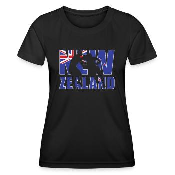 New Zealand Rugby - Women's Functional T-Shirt - black - Front - AI Model Female 172 light (172cm)