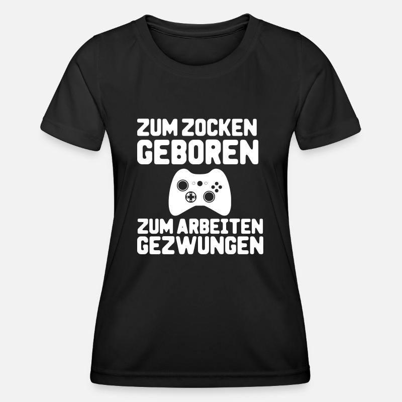 Gamers 4ever 2 - Women's Functional T-Shirt - black