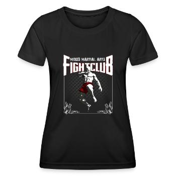 Mixed Martial Arts - Frauen Funktions-T-Shirt - Schwarz - Vorne - AI Model Female 172 light (172cm)
