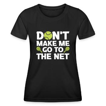 Padel Padel Player Padeltennis Paddle Padel Trainer - Women's Functional T-Shirt - black - Front - AI Model Female 172 light (172cm)