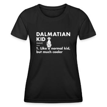 Dalmatian Kid Definition - Women's Functional T-Shirt - black - Front - AI Model Female 172 light (172cm)