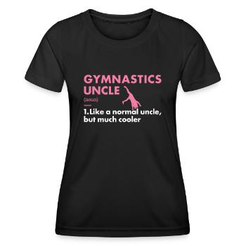 Sport Uncle Gymnastics - Women's Functional T-Shirt - black - Front - AI Model Female 172 light (172cm)