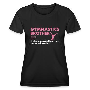 Sport Brother Gymnastics - Women's Functional T-Shirt - black - Front - AI Model Female 172 light (172cm)