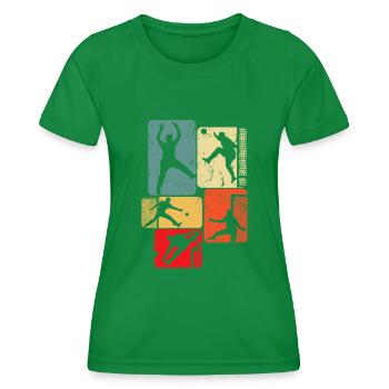 Handball Goalkeeper Handball Players Boys Children - Women's Functional T-Shirt - kelly green - Front - AI Model Female 172 dark (172cm)