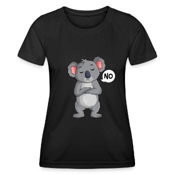 Koala Children - Women's Functional T-Shirt - black - Front - AI Model Female 172 light (172cm)